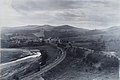 Drianovska rieka na historickej fotografii zhotovenej okolo roku 1906 – na fotografii je zachytená železničná trať na trase Veliko Tărnovo – Stara Zagora – Podkova