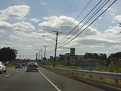 A view of the Berlin Turnpike