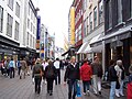 La dernière partie d'Østergade vue vers Amagertorv.