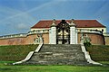 Mitteltreppe zur Brunnengrotte