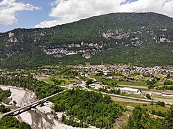 Skyline of Fonzaso