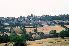 A general view of Prades-d'Aubrac