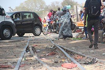 Level crossing in Senegal (2020)