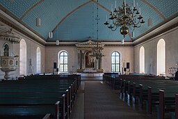 Kyrkorummet i Uskela kyrka.