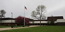 Exterior of the Waseca Junior and Senior High School