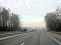 E40 road on Ukrainian highway Kyiv-Zhytomyr