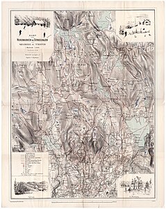 Ernst sies å i 1890 ha laget det første skikart, et over Nordmarka.[8]