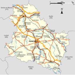 Situo de Champcevrais en Yonne