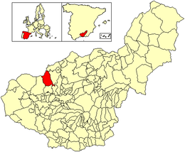 Moclín – Mappa