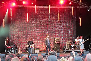 Reverend and the Makers performing in August 2012