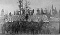 Image 39Loggers at Russell Camp, Aroostook County, ca. 1900 (from History of Maine)