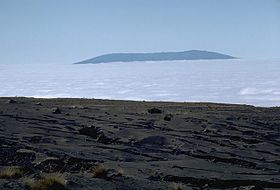 Vue de la sierra Negra depuis la Cumbre sur l'île Fernandina au nord-ouest.