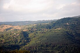 Vue générale des hameaux de Mačkatica