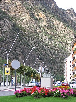 Buszmegálló Sant Julià de Lòria városában