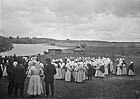 Dansfeest in Lobotka, ca. 1912