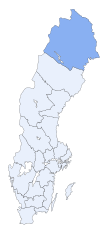 O condado de Norrbotten