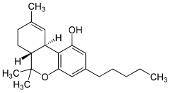 Isomeren (–)-trans-Δ⁹-tetrahydrocannabinol (Dronabinol)