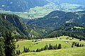 Am Bärenfeuchtmölbing, Blick zur Bärenfeuchtenalm