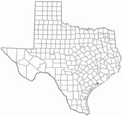 Vị trí trong Quận Matagorda, Texas