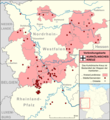 Verbreitungskarte des Kurkölnischen Kreuzes