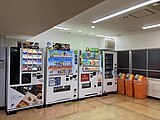 セブンイレブンKIOSKの跡地に設置された自動販売機（2024年2月）