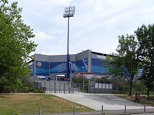 Blick auf die Brita-Arena