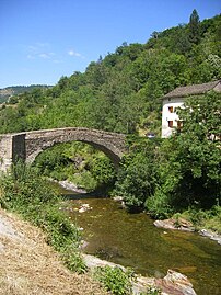 Le Tarnon à Florac au pont de Barre.