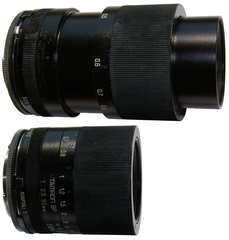 Tamron SP 90 mm f/2,5 la variation du rapport de grandissement est obtenue en grande partie grâce à une double rampe hélicoïdale