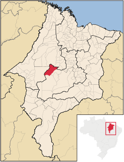 Location in Maranhão state