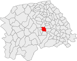 Păltinoasa – Mappa