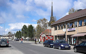 Centrul localității în 2008