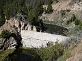 Breached Sunbeam Dam on the Salmon