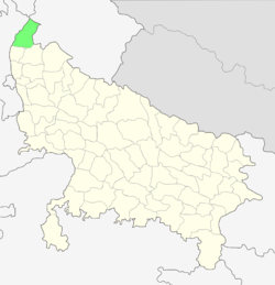 Saharanpur जिला के Uttar Pradesh में लोकेशन