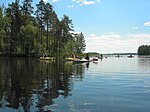 Paddling i Konnevesi-sjön 2009