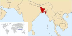 Localización de Bangladés