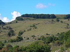 Face sud-est de la montagne de Rabios.