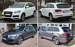 Le due generazioni dell'Audi Q7 a confronto