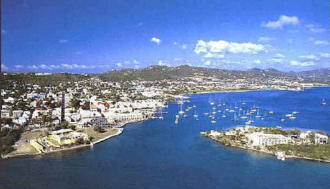 Christiansted, looking westward.