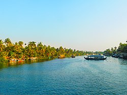 Houseboat at Kumarakom lake