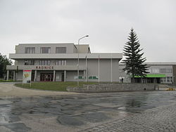 Town hall on the town square