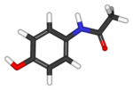 Estructura química del paracetamol