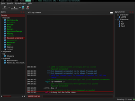 Скриншот программы Quassel IRC