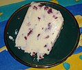 White Sstilton avec des cranberries