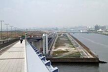 La baie de Toyko vue depuis le Tokyo Gate Bridge