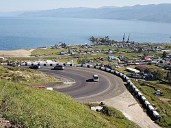 Vue du golfe depuis la serpentine de Koultouk.