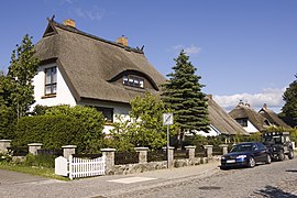 Neubauten in Altefähr auf der Insel Rügen