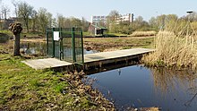 Brug 2152 met op de achtergrond het gemaal en Aeckerstein (maart 2019)