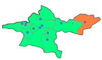 Şehristanın eyalet içindeki konumu'