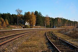 Вид на комплекс минимальных сооружений, вид на Москву, 2017 г.