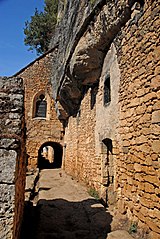 L'entrée de la chapelle Sainte-Madeleine